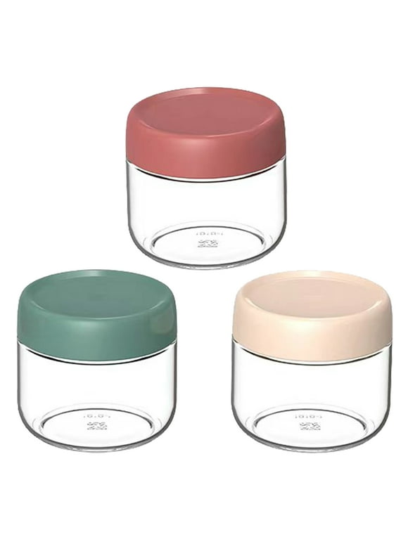 Glass Jars with Scew Lid,Overnight Oats Container with Lid Airtight, Kitchen Canister,10oz Wide Mouth Mason Jars for Fruit Salad Dressing Sauce Sugar Spice Snacks Yogurt,Glass Food Storage Containers