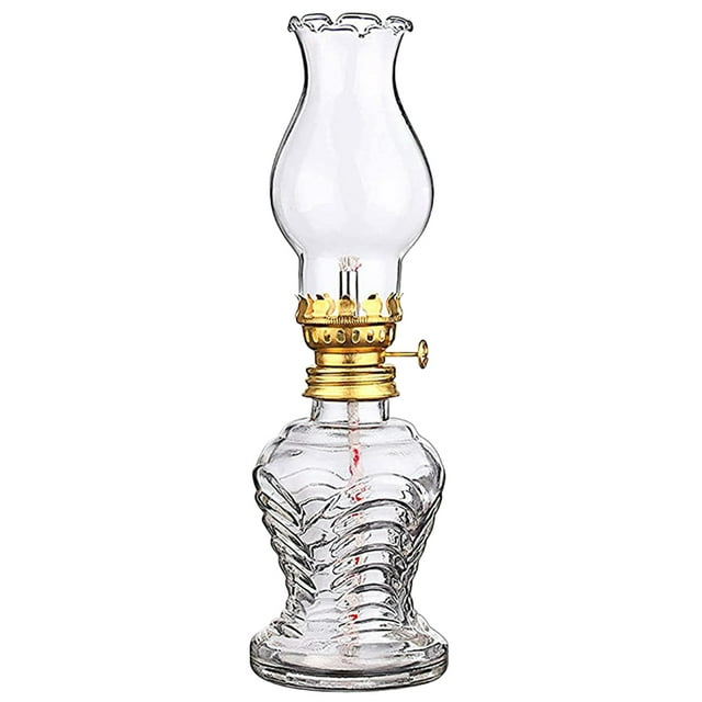 Glass Kerosene Lamp Glass Oil Lamp Vintage Oil Lamp Home Kerosene Lamp for Home Decor