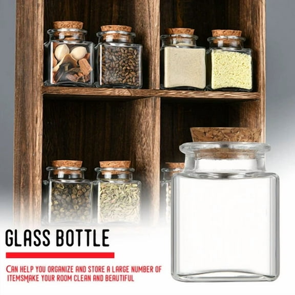 Glass Kitchen Storage Canister Large Capacity Storage Jar For Food Storage