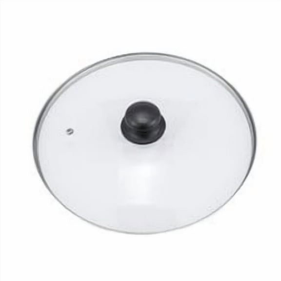 Glass Lid for Frying Pan, Round Tempered Glass Pot Lid with Stainless Steel Rim, Pressure Cooker Accessories, Replacement Parts for Wok Pot