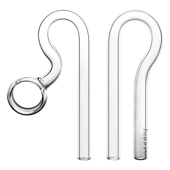 Glass Lily Pipe Inflow and Spin Outflow for Aquarium Planted Tank 3 Sizes