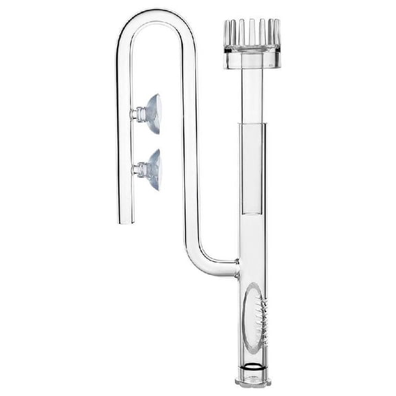 Glass Lily Pipe Inflow with Surface Skimmer for Aquarium Tank Removes Scums