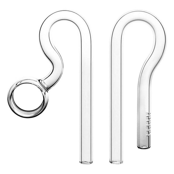 Glass Lily Pipe Spin Outflow and Inflow for Aquarium Fish Tank Easy to Use