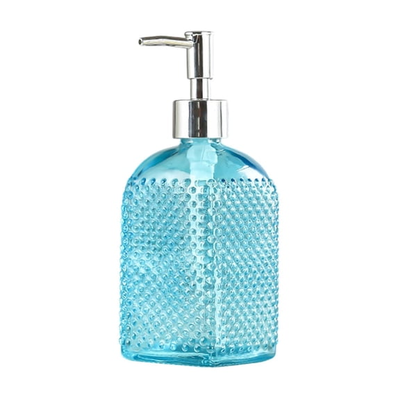 Glass Lotion Soap Dispenser Bottle with Pump for Bathroom, Kitchen,Glass Refillable Soap Dispenser