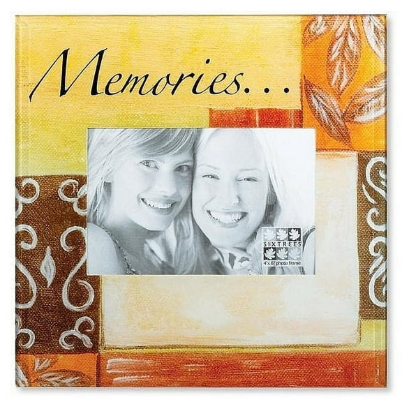Glass MEMORIES 4x6 frame by Sixtrees - 4x6