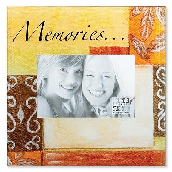 Glass MEMORIES 4x6 frame by Sixtrees  - 4x6