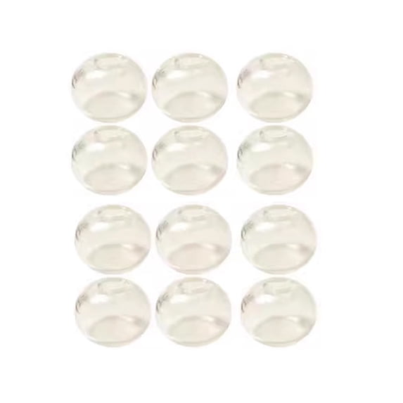Glass Marbles Set of 12 Round Smooth Surface Decorative Spheres for Home Decor Craft Projects Vase Fillers