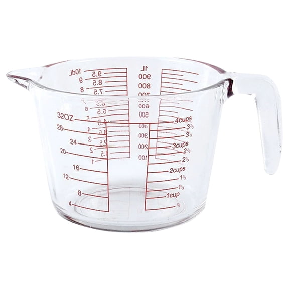 Glass Measuring Cup, 350 ml Capacity, Clear Kitchen Measuring Tool, 12 Oz