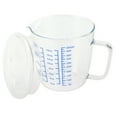 thumbnail image 1 of Glass Measuring Cup With Cover, 2-Cup/16 Oz Shot Glass Espresso Jugs Measure Cup Glass For Bar Party Wine Cocktail Drink Shaker Milk Coffee, Glass Beaker With Three Scales OZ, Cup, ML, 1 of 9