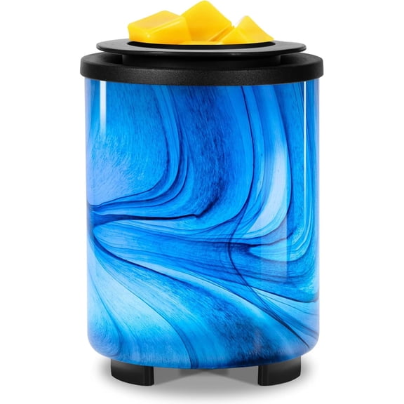 Glass Melted Wax Candle Warmer Lamp – Flameless Candle & Aromatherapy Diffuser for Living Room, Bedroom, Office Decor