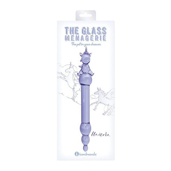 Glass Menagerie - Unicorn Dildo - Purple