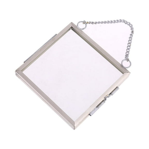 Glass Metal Photo Picture Frame Flower Plant Display Decor