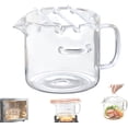 thumbnail image 1 of Glass Microwave Bacon Cooker(2.1L/74Oz), Heat Resistant, Non-Stick Oil, 2027 New Glass Bacon Grill, Glass Bacon Cooker for Microwave Oven for Home Cooking, Picnics, and Barbecues (1Pc), 1 of 8