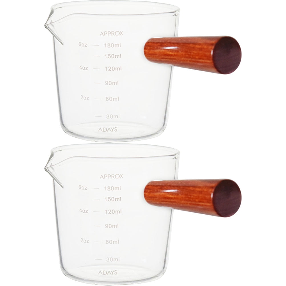 Glass Milk Gu Scale Design Coffee Cup Clear Latte Steaming Pitcher