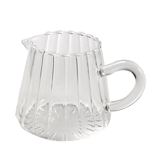 Glass Jug Pitcher for Coffee and Tea, Delicate Design, Perfect for Office and Home Use