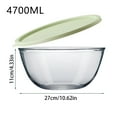 Glass Mixing Bowls Large Glass Bowl With Lid Clear Bowl Glass Serving