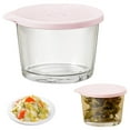 thumbnail image 1 of Glass Mixing Bowls with Airtight Lids, High Borosilicate Nesting Meal Prep Containers, Leak Proof Microwave Freezer Safe Kitchen Essentials Pink, 1 of 4