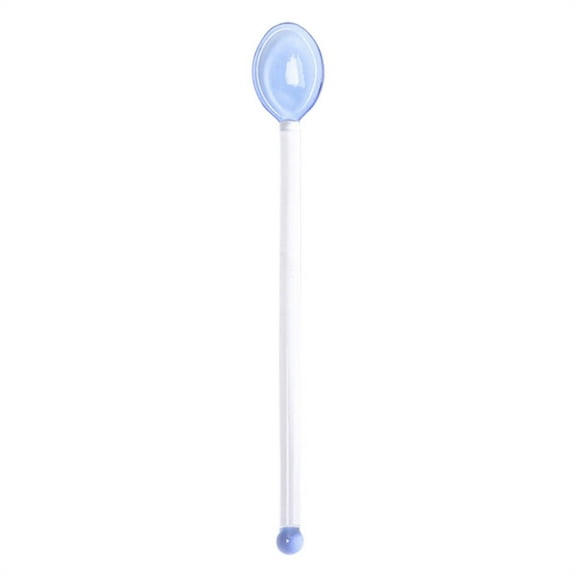 Glass Mixing Spoon, Heat-Resistant Glass Stirring Spoon with Long Handle, Versatile Teaspoons for Stirring Sugar Tea Coffee Cold Beverages Ice Cream And Fruit Drinks, , 1 Exquisite Coffee Spoon