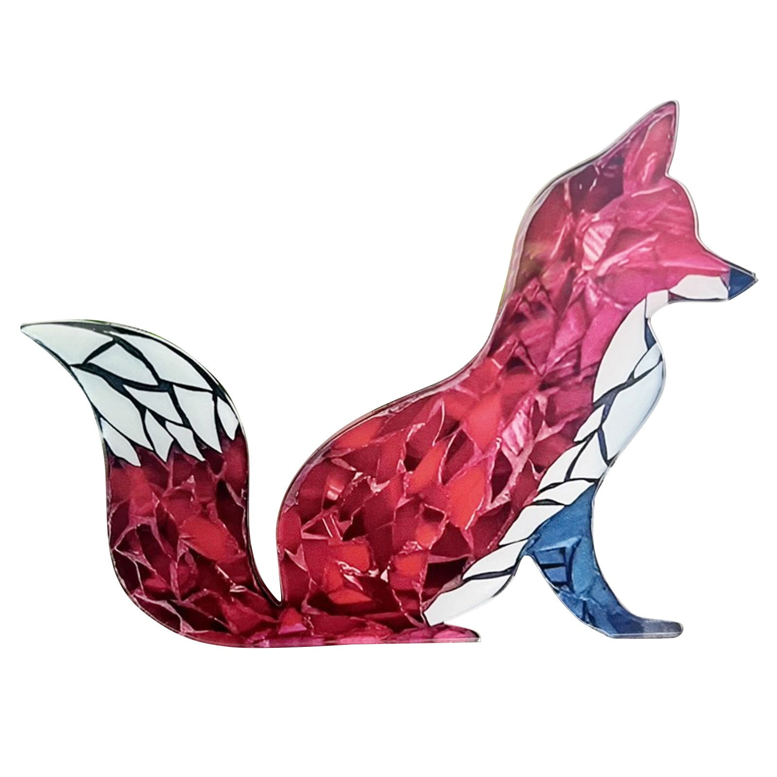 Glass Mountain Fish Crow Sunflower Bear Tabletop Decor Funny Interest