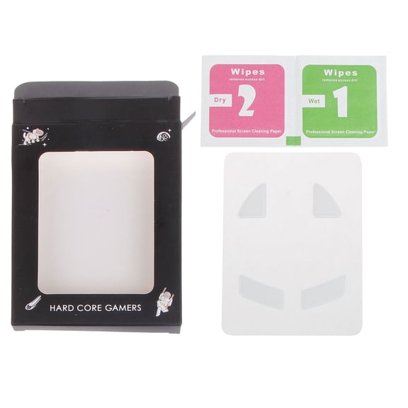 Glass Mouse Feet for Viper Ultimate Wireless Mouse Customized Round Curved Edge Mouse Glass Skates