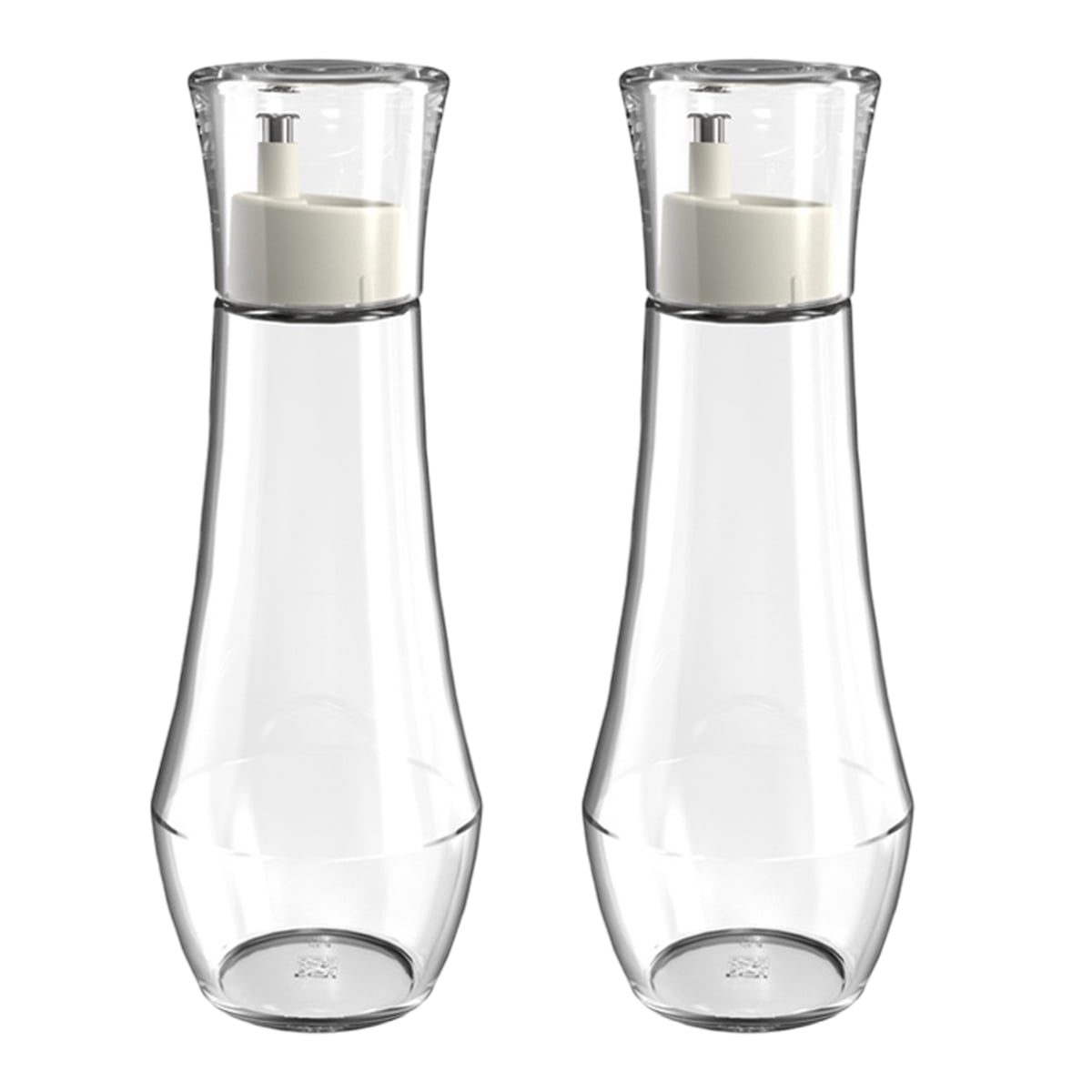 Glass Mouthwash Dispenser With Cup - Refillable Bathroom Dispenser For Mouthwash, 260ml Capacity