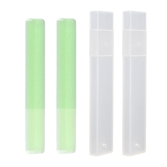 Glass Nail File - Set of 2 Glass Nail Files - Handmade gifts - Tempered Glass - Crystal Nail Files for natural nails