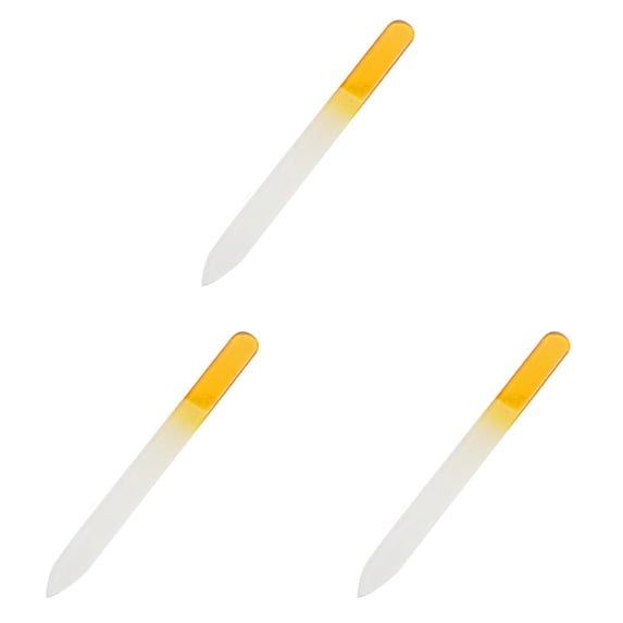 Glass Nail Files Manicure Set, Double Sided Pedicure Files - Glass Nail Files for Natural Nails - Mix Color - 1/2/3/4/5/6 Pieces