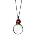 thumbnail image 1 of Glass Necklace Magnifier for Reading, 3.4x1.9inch Pendant Loupe for Seniors, Gold, 1 of 10