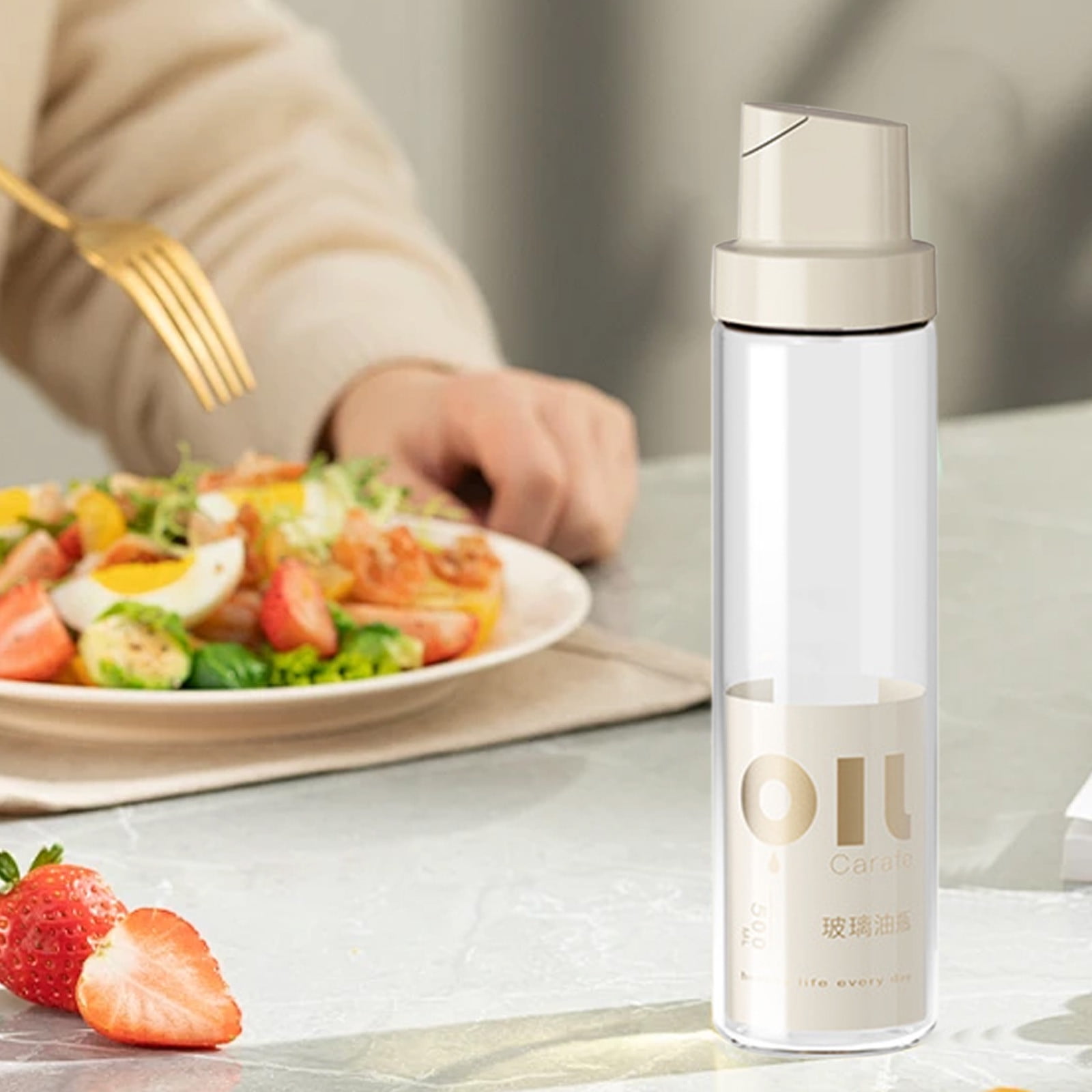 Glass Oil Bottle Automatic Opening And Closing Kitchen Household Not