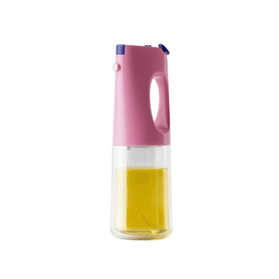 Glass Oil Dispenser Bottle with Dual Spray and Pour Function for Kitchen Use Leakproof Vinegar Soy Sauce Container for Cooking