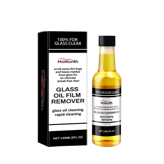 Glass Oil Film Remover,Windshield Cleaner,Oil Film Remover and Protective Coating for Long-Lasting Clarity and Visibility