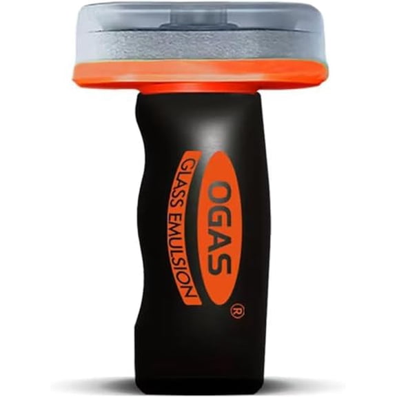 Glass Oil Film Remover for Car,Roll-On Glass Compound with Cleaning Board, Removes Oil Film & Smudges, Improve Windshield Clarity for Safe Driving