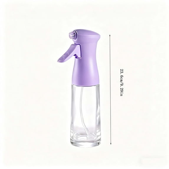 Glass Oil Sprayer Bottle for Air Fryer & Kitchen, Olive Oil Mister for Cooking, Baking, Grilling, Salad Dressing, Non-Aerosol Refillable Dispenser with Adjustable Nozzle