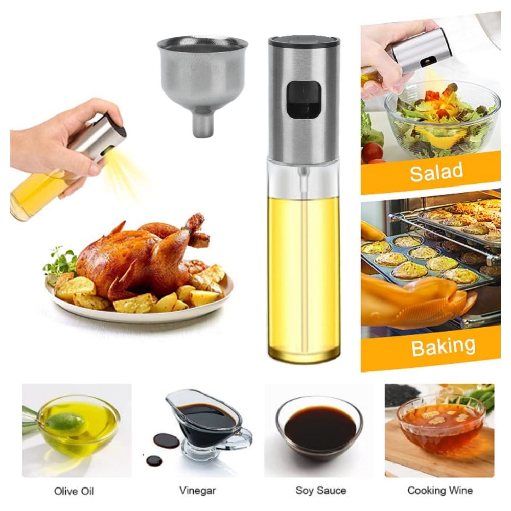 Glass Olive Oil Sprayer Bottle 100ml Cooking Oil Spray Mister Olive Oil