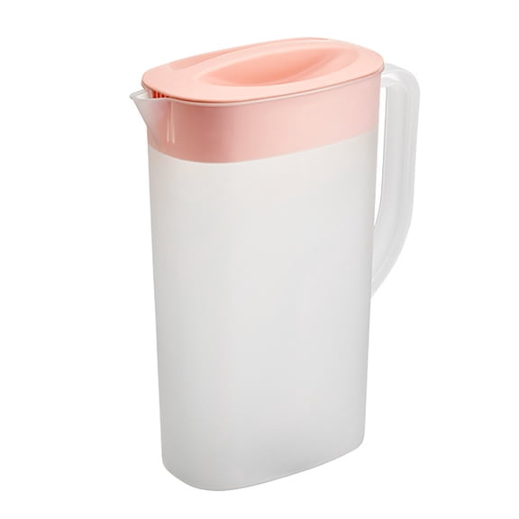 Glass Pitcher With Lid Carafe For Mixing Drinks Hot Cold Beverages Juice Lemonade Iced Tea Water Jug Kettle