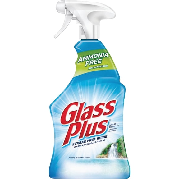 Glass Plus Glass Cleaner, 32 fl oz Bottle, Multi-Surface Glass Cleaner Pack of 3