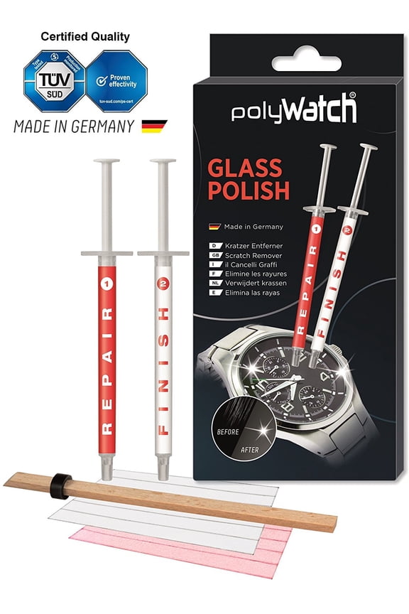 Glass Polish All Kinds Of Glass Scratch Remover/Sapphire Scratch Remover / Repair Cell Phone Screens, Removes fine, light and medium deep.., By Polywatch