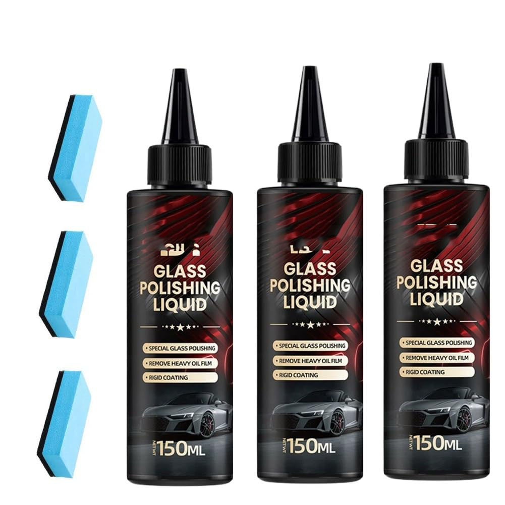 Glass Polishing Liquid, 2025 Upgrade Car Glass Oil Film Remover and ...