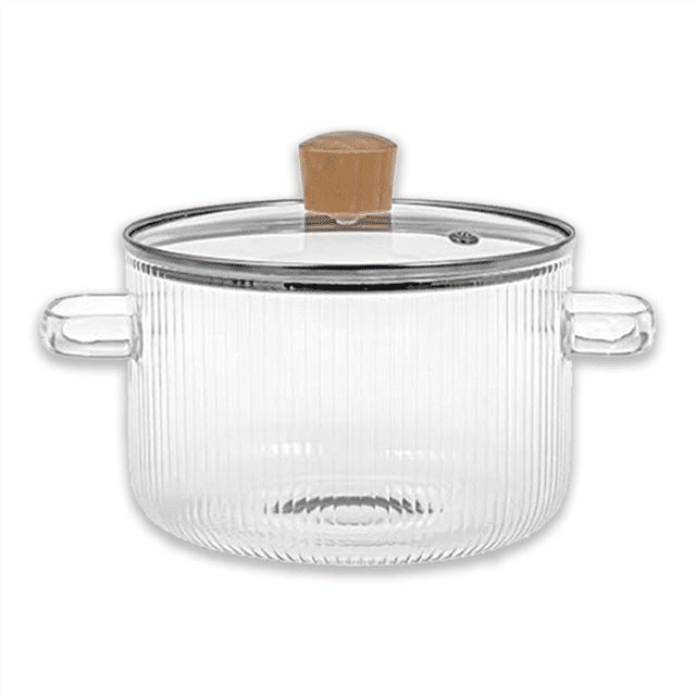 Glass Pots for Cooking On Stove with Lids Glass Pot Cooking with Lid