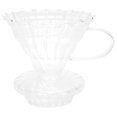 Glass Pour Over Coffee Dripper Coffee Filter Reusable Cone Filter Drip
