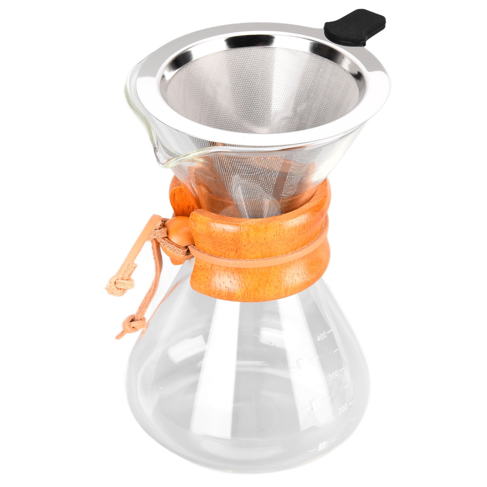 Glass Pour Over Coffee Maker Set Coffee Dripper Brewer Borosilicate