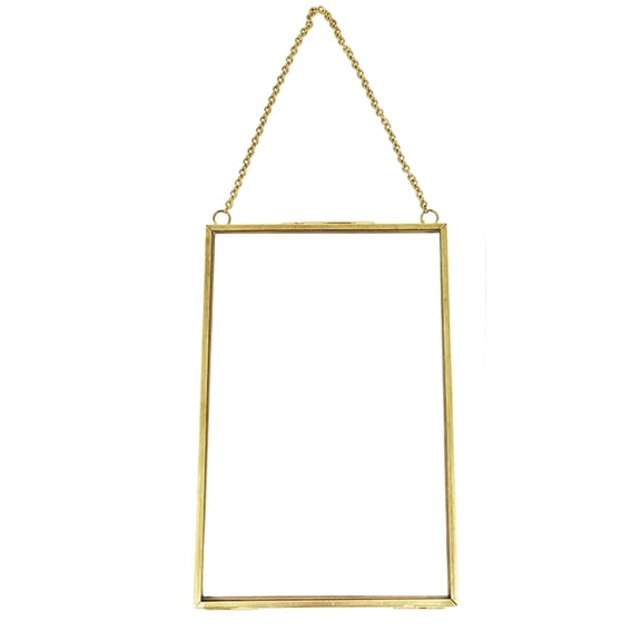 Glass Pressed Flower Frames Wall Tabletop Display Double Glass Picture Frames for Pressed Dried Flower Plant