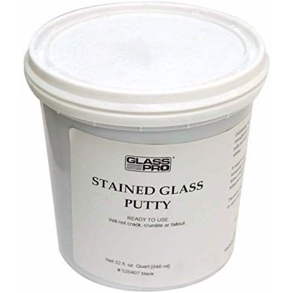 Glass Pro Stained Putty 1 Quart$$Tools & Hardware Other