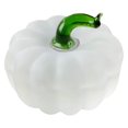 thumbnail image 1 of Glass Pumpkin Halloween Decoration, Mini Crystal Pumpkin Figurine, Fall Tabletop Pumpkin Ornament, Halloween Transparent Glass Craft Sculpture, Thanksgiving Accent Piece for Indoor Display, 1 of 5
