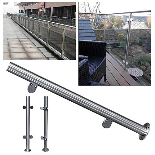 Slime Post Railing Glass Railing Post Balustrade Railing Post Glazing Stainless Steel Pole ...