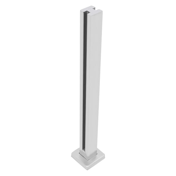 Glass Railing Post,Mid Post 65cm 304 Stainless Steel Balustrade for Balcony Deck
