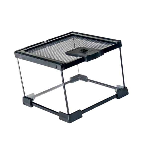 Glass Reptile Tank Breeding Box Sliding Door Ventilated Structure Ideal for Frog Chameleon and Gecko Habitat Setup
