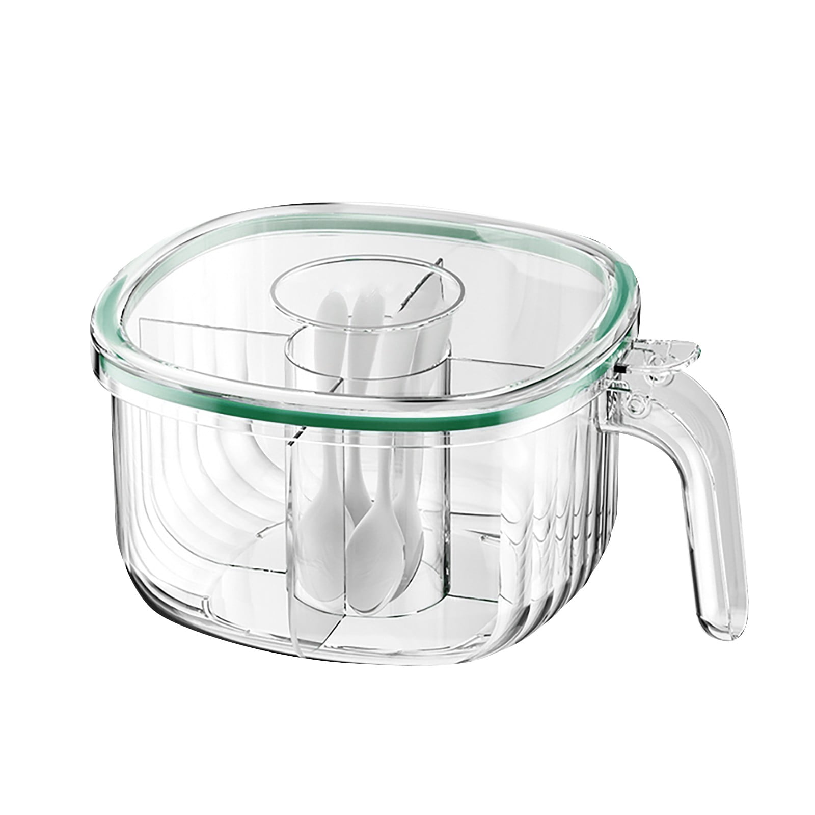 Glass Reusable Containers Serving Dish Stand Serving Platter with Stand