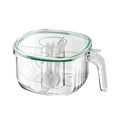 Glass Reusable Containers Serving Dish Stand Serving Platter with Stand