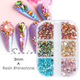thumbnail image 1 of Glass Rhinestones Flatback Decorations Craft Glue Fix Sparkling Gems, 1 of 1